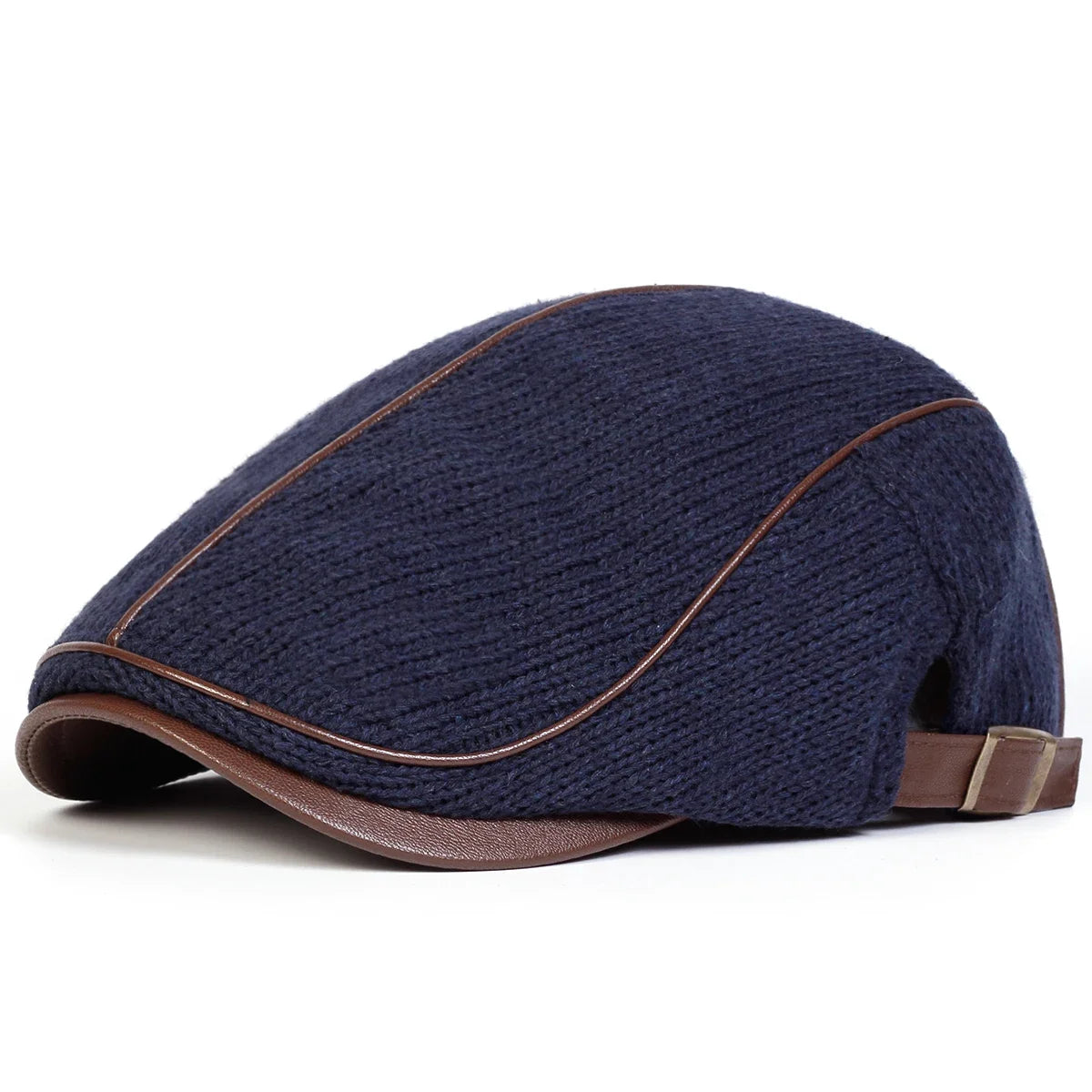 Men Autumn And Winter Warm Knitting Newsboy Caps