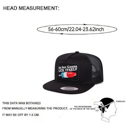 New Baseball Hat Ice Stick LICK Embroidered Hip Hop Hat Daily Leisure Decoration Sunshade Hat Unisex Hat