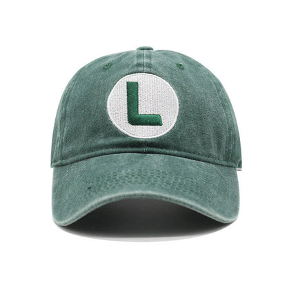 New Unisex Washed Cotton Cap Letter Embroidery Baseball Cap Men Women