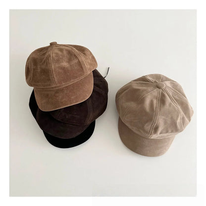 2025 New Japanese Vintage Kids Newsboy Cap
