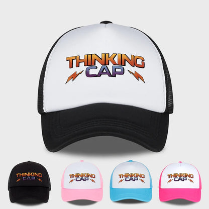 Thinking Cap Printed Mesh Baseball Cap Outdoor Mesh Baseball Cap