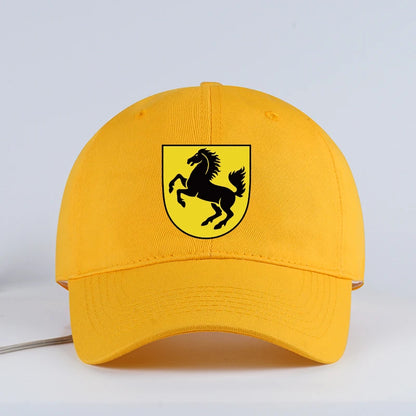 Printed Soft-Top Baseball Cap