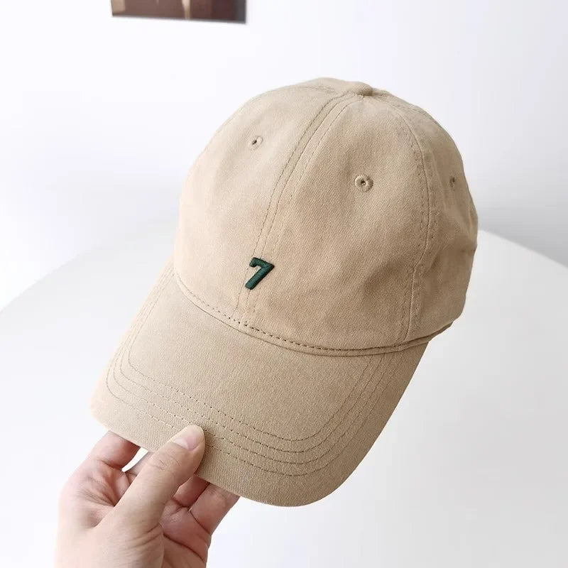 Number Embroidery Baseball Caps for Men Women