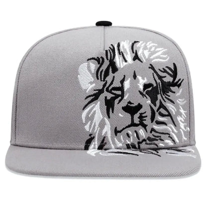 Men Women Lion Embroidered Baseball Cap Summer Outdoor Hat Hip Hop