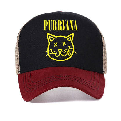 2026 Purrvana Cat Baseball Cap Summer For Men Women