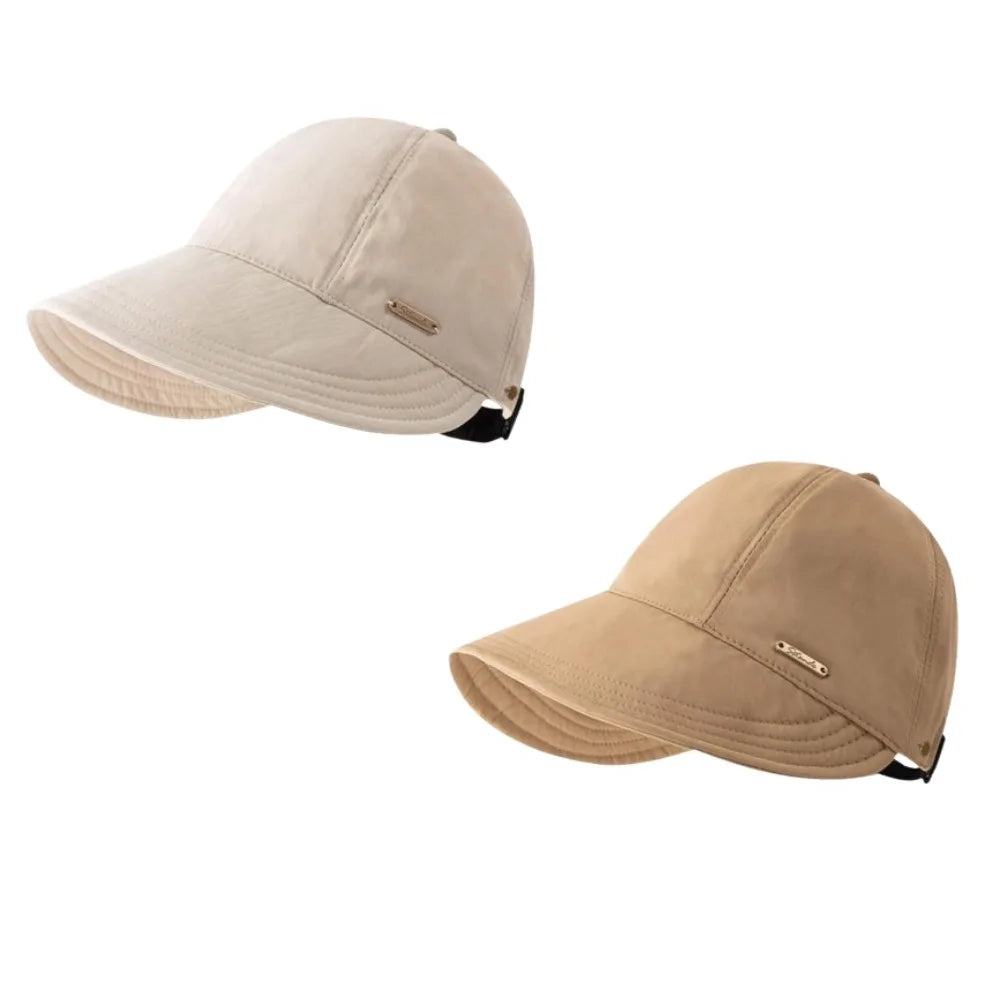 Women's UV Protection Baseball Cap Wide Brim Adjustable Sun Hat