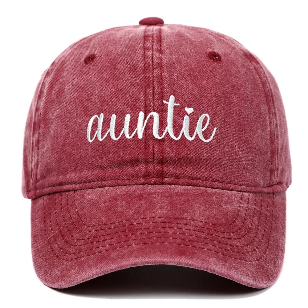 Fashion Washed Cotton Uncle Auntie Matching Caps