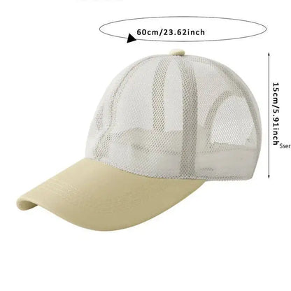 Men Women Summer Full Mesh Baseball Cap