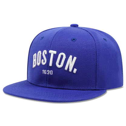 Flat Edge Hat Boston 1630 Street Hip Hop Hat