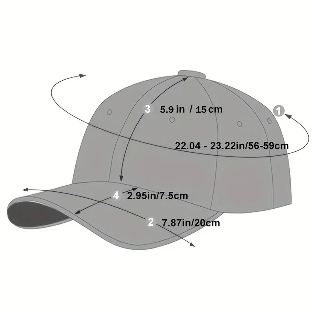 Camel Printed Baseball Cap Outdoor Fashion Accessories, Adjustable