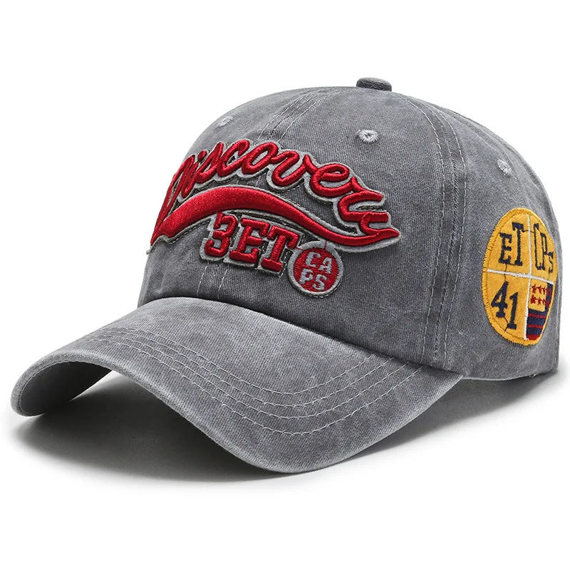Hip Hop Washed Cotton Denim Baseball Cap