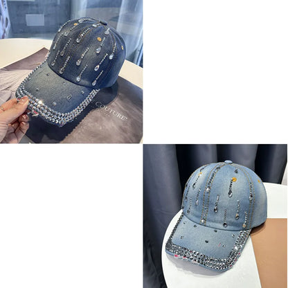 Handmade Embroidered Letter Baseball Cap For Men