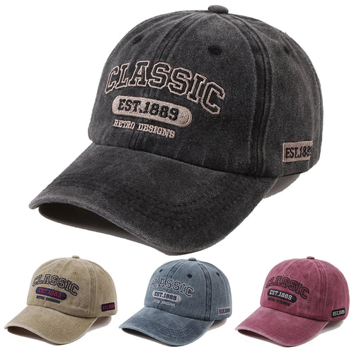 Unisex Classic Embroidery Baseball Caps Spring Autumn