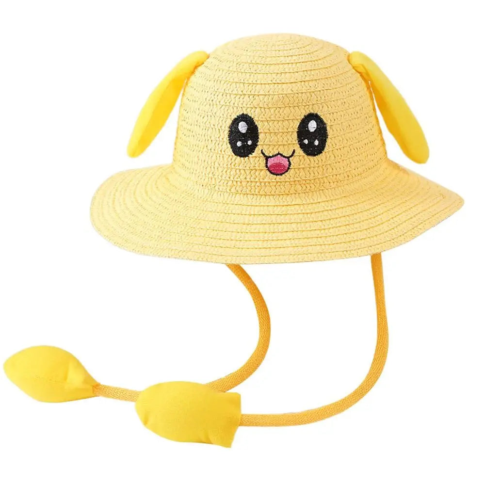 Breathable Moving Ears Wide Brim Fisherman's Hat