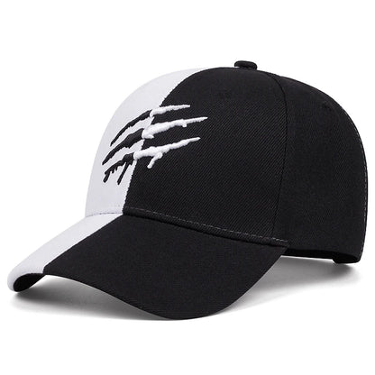 Personalized Pop Baseball Hat Claw print Embroidery Street Pop Hip Hop Hat