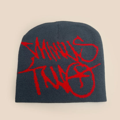 Niche American Street Jacquard Letters Knitted Hats New Men Women