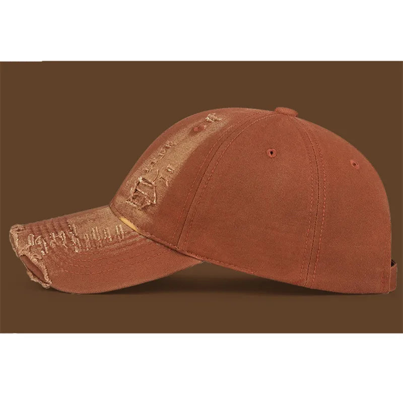 Washable Cotton Vintage Baseball Caps For Men