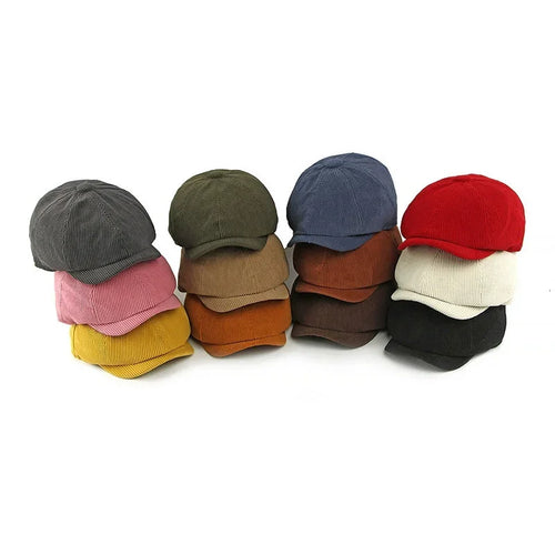 Winter Polyester Print Warm Newsboy Caps Men Flat