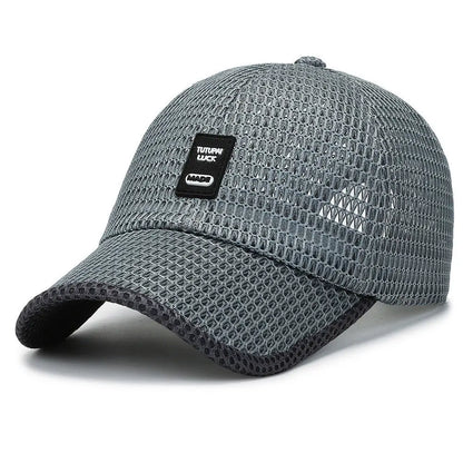 Men's Mesh Baseball Cap Breathable Summer Caps Dad Hat