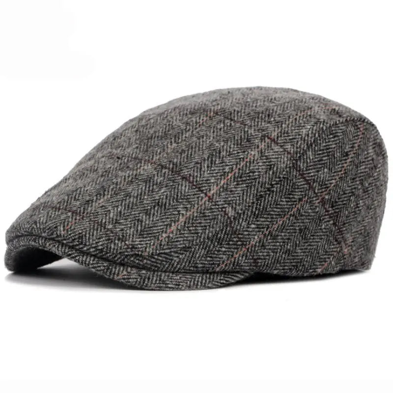 Retro Newsboy Caps Men British Painters Hats Autumn Winter Berets