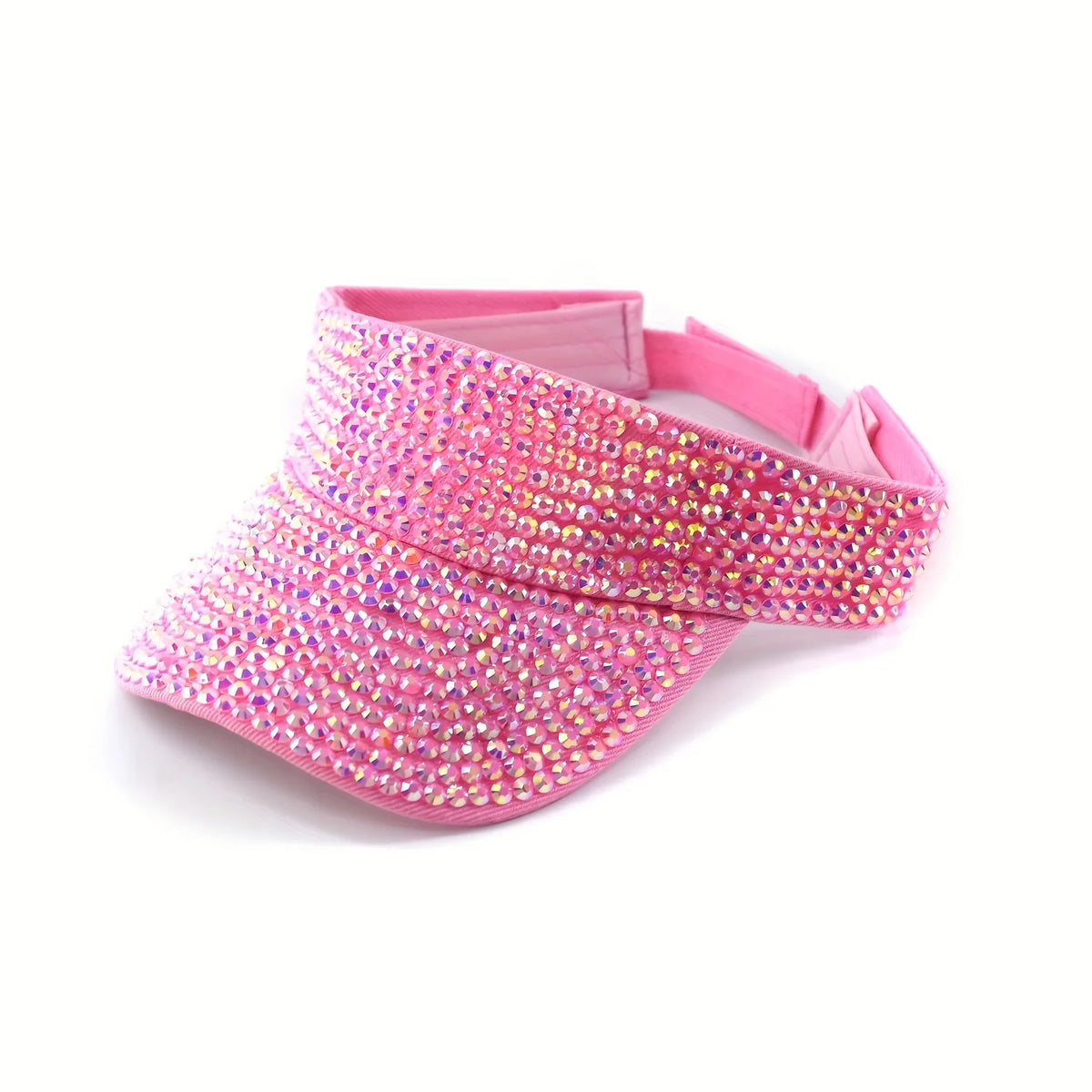 New Women's Shiny Rhinestone Sun Hat