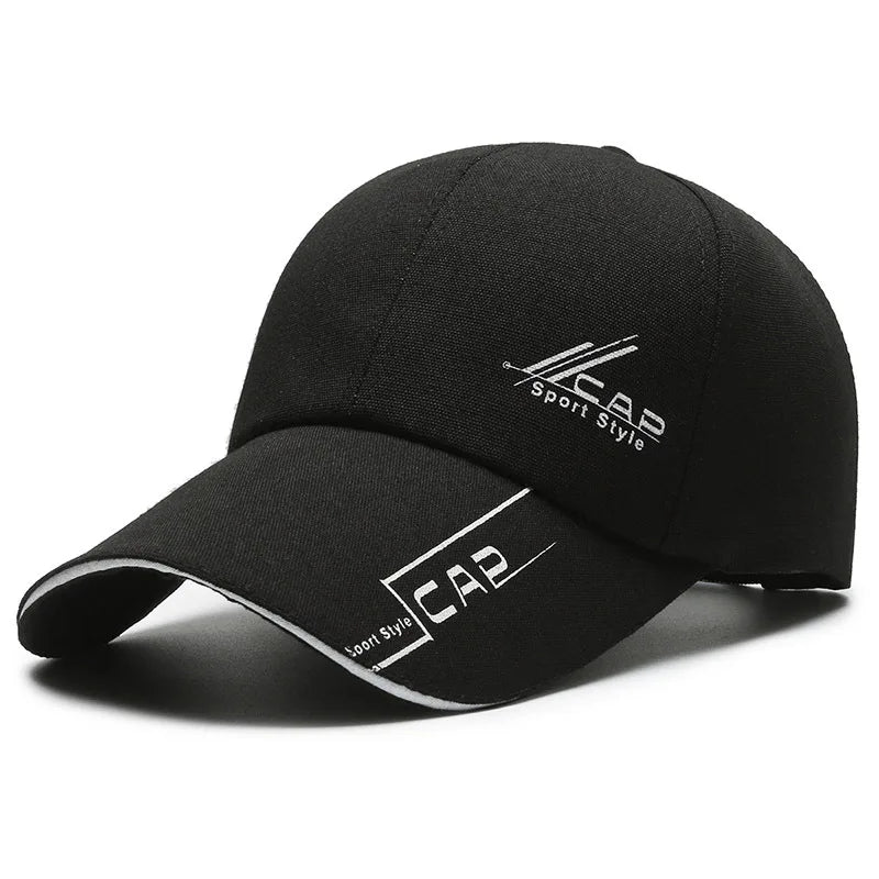 Hats Men Summer Long Brim Baseball Caps Spring Casual Outdoor Sun Fishing Hats Sunscreens Shade Caps