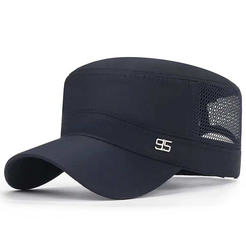 Military Cap Flat Top Hat Men's Baseball Hat