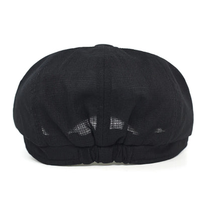 Spring Summer Breathable Mesh Newsboy Caps Men Woman