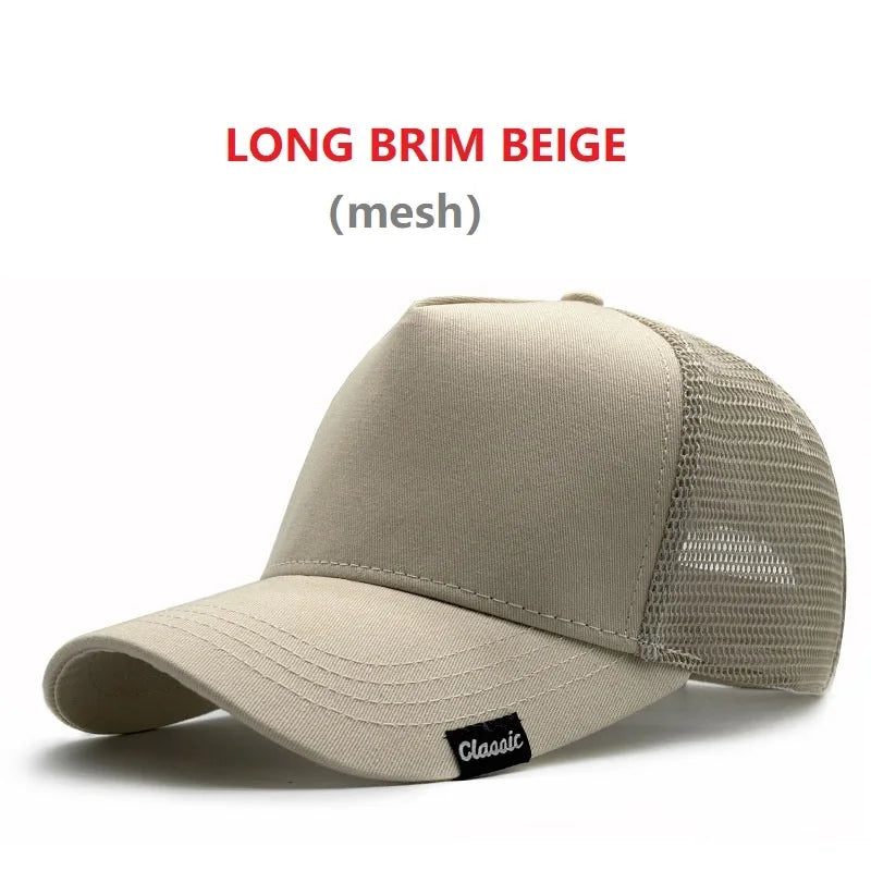 XXXL Men Women Baseball Cap Big Head Plus Size Summer Mesh Top Quality