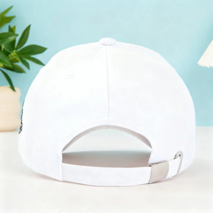 Classic New York Baseball Cap White Unisex Dad Cap