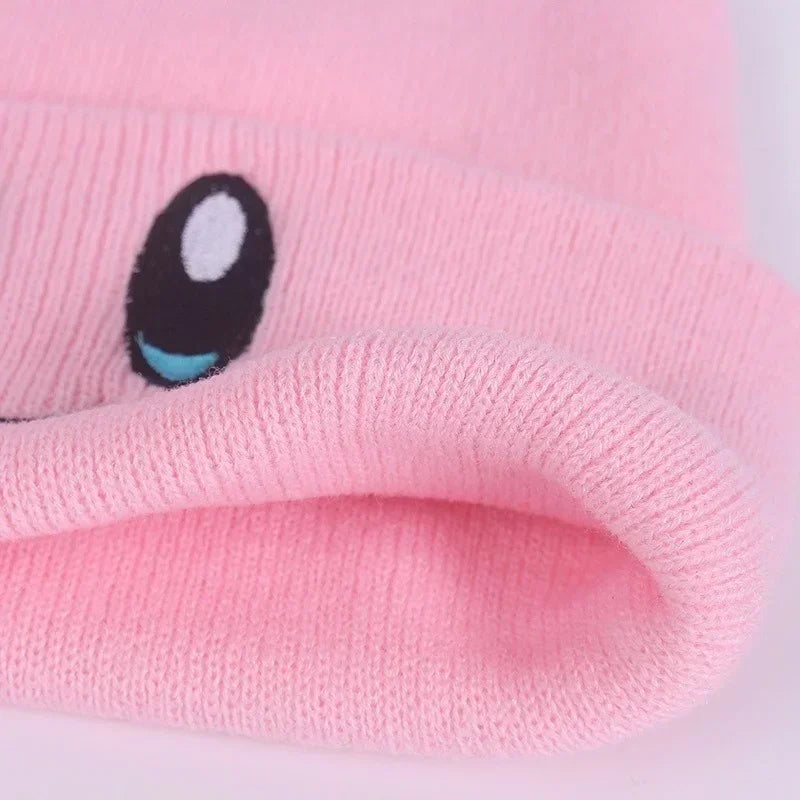 Unisex Cartoon Embroidered Big Eye Beanies Casual Hats