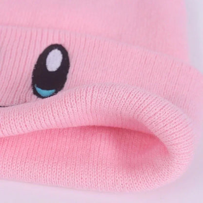 Unisex Cartoon Embroidered Big Eye Beanies Casual Hats
