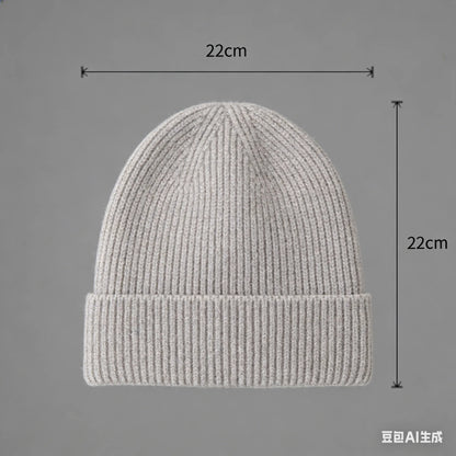 Autumn  Winter Short Warm Melon Hat Men