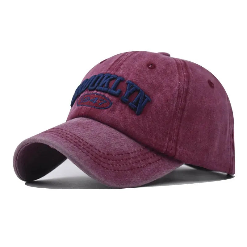 New Brooklyn Cotton Embroidered Baseball Hat