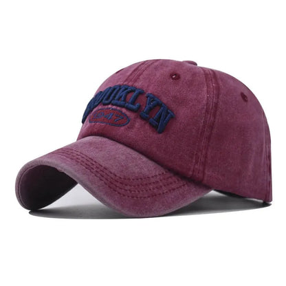 New Brooklyn Cotton Embroidered Baseball Hat