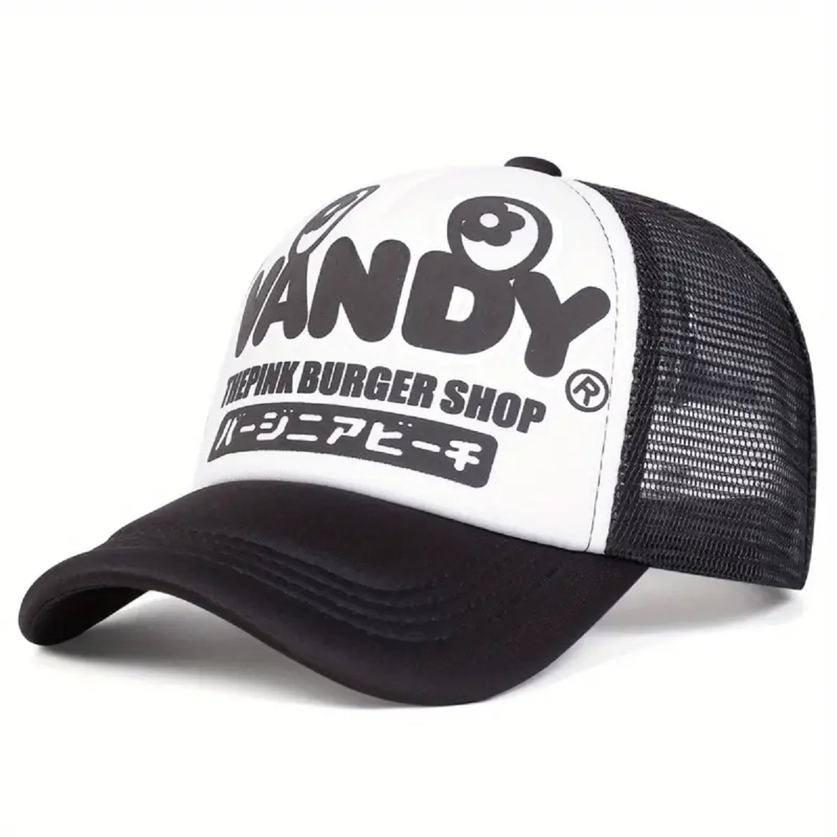 Vandy Japanese Printed Men's Mesh Cap Baseball Cap  Hip-Hop Cap Women's
