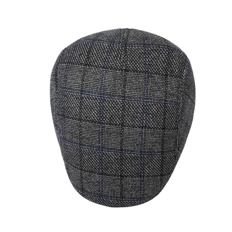 Men's Vintage British Style Beret, Autumn Winter Warm Newsboy Cap