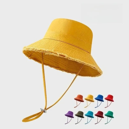 Solid Color Vacation Bucket Caps