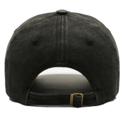 Unisex Washed Cotton Vintage Cap Canada Letter Embroidery Baseball Cap Men And Women