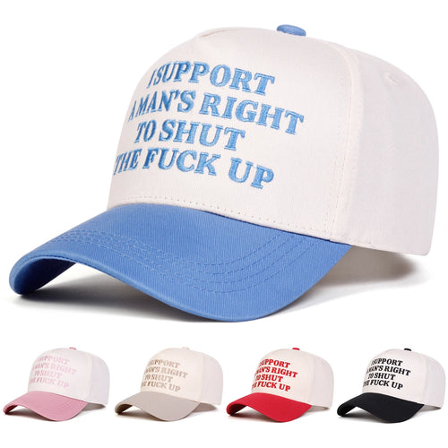 Unisex Letter Embroidery Baseball Caps Outdoor