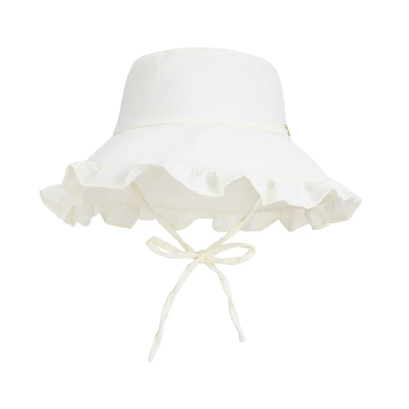 Summer Outdoor Bucket Hat Women Fashion Sun Hat