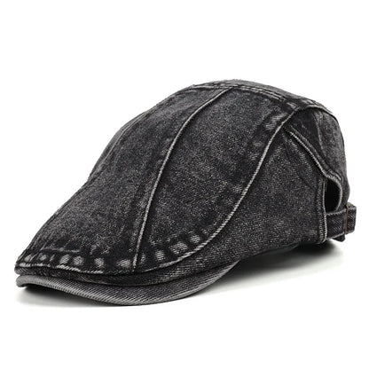 Black Denim Beret Hat Women Man Summer 2026
