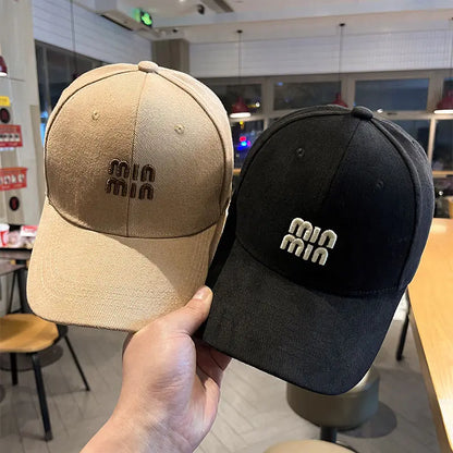 Korean Version High-quality Hard-top Baseball Cap Women Men