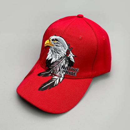 Ear of Wheat Eagle Embroidery Baseball Hats Men Women