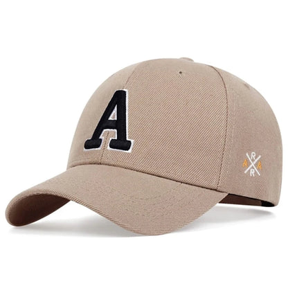 Sunshade Hat A Letter Side AR Embroidered Baseball Hat