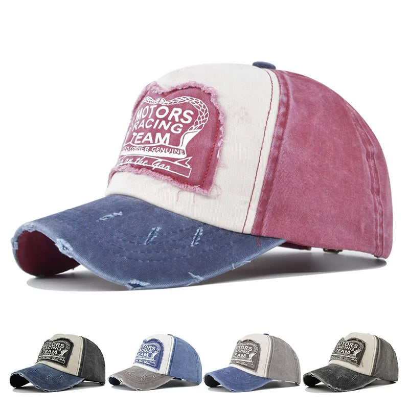 Fashion Patchwork Baseball Hat For Men Women