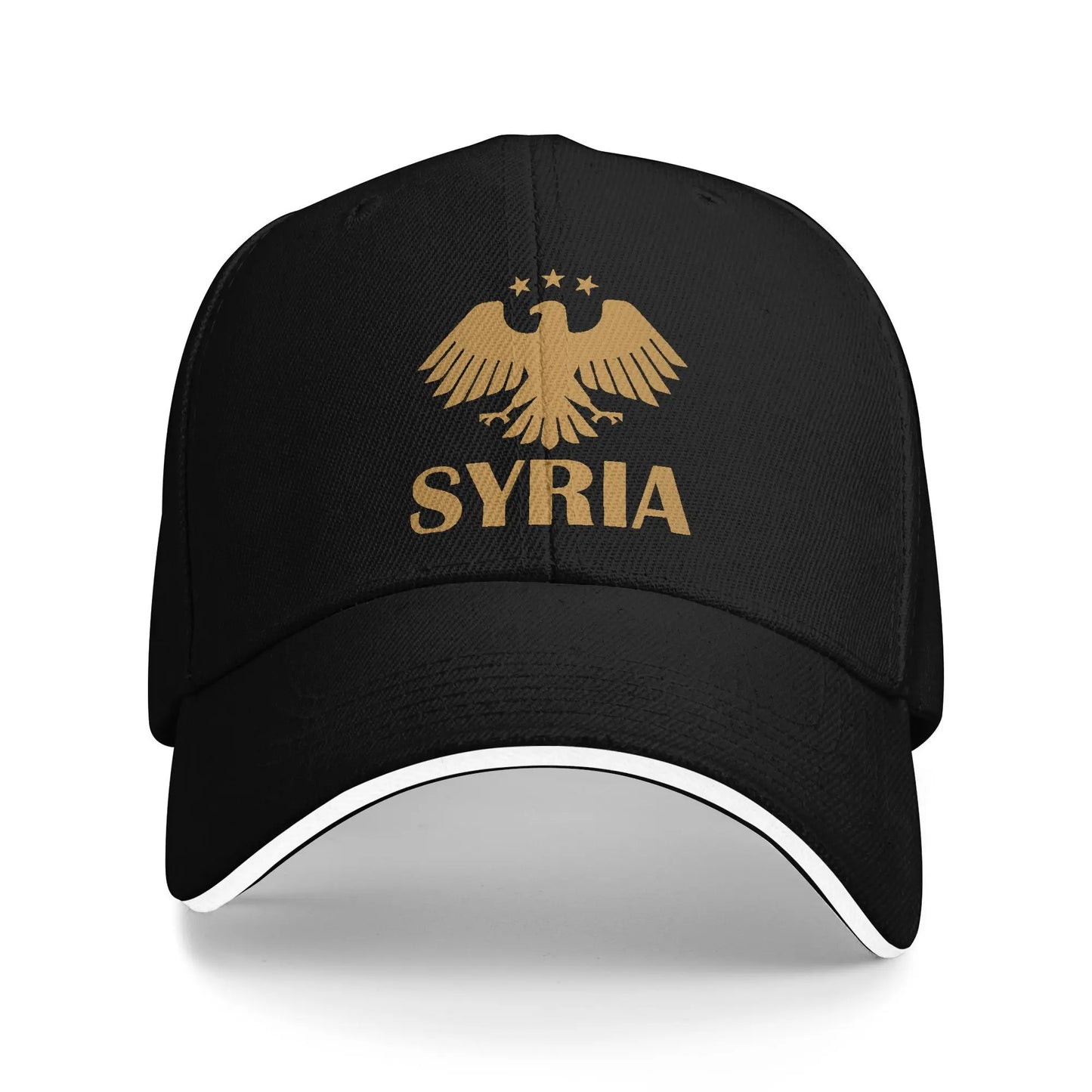 Syria Eagle Syrian Flag Logo Baseball Caps Hip Hop  Sandwich Caps Men Women