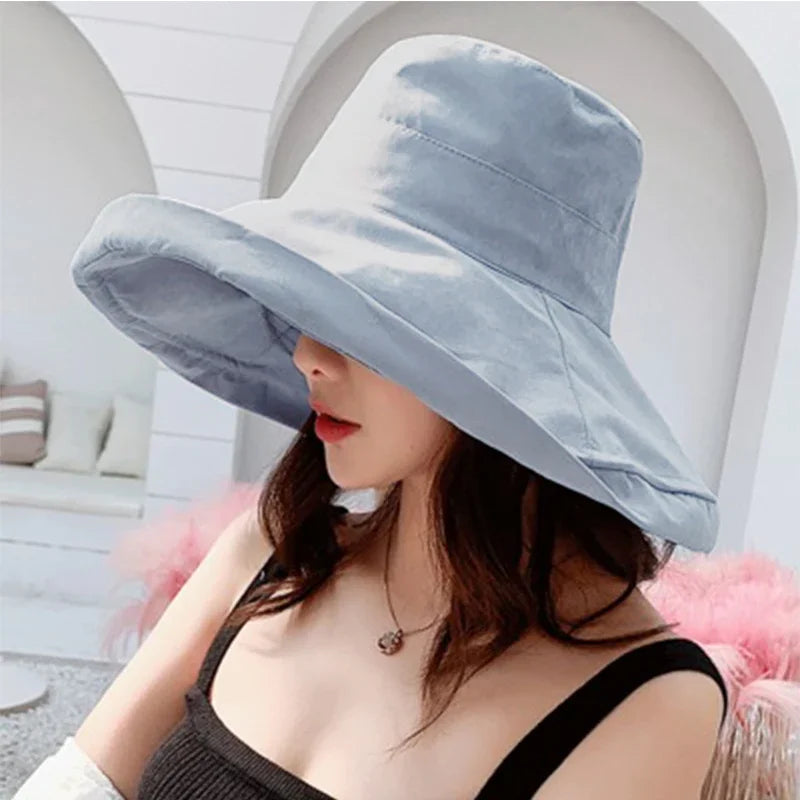 Spring Summer Women's Bucket Hat Panamanian  Four Seasons Fisherman