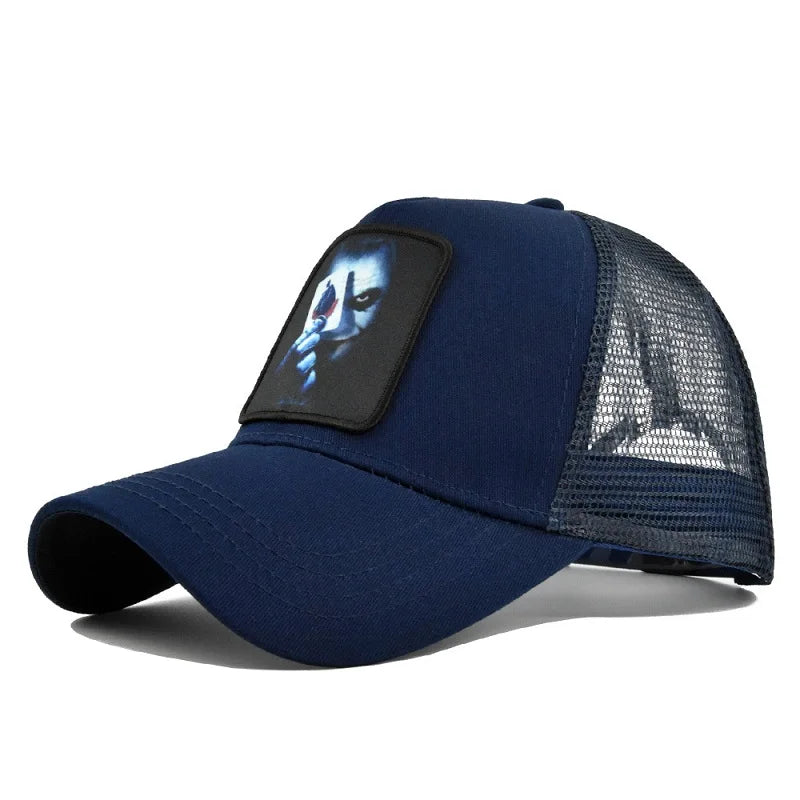Snapback Caps Summer Breathable Baseball Cap Patch Embroidery Bones Unisex Hip Hop Hats