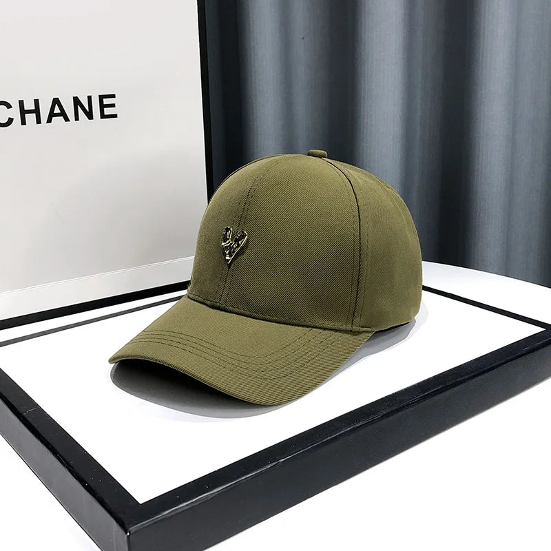 Unisex Love Embroidery Baseball Caps Spring Autumn